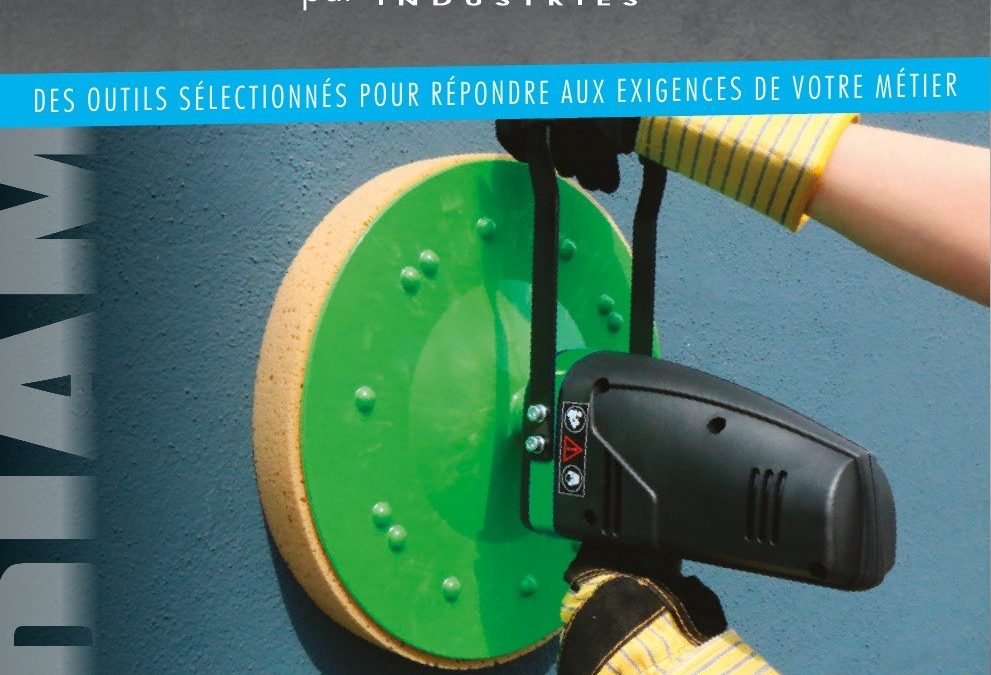 DIAM Façadier : ponceuses, talocheuses, malaxeurs et outils diamantés…