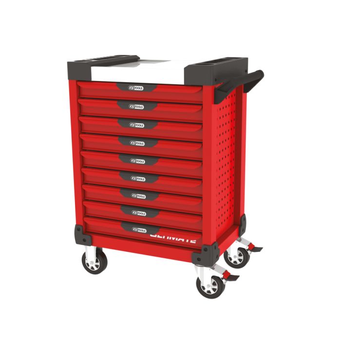Servante d'atelier KS Tools ULTIMATE rouge 9 tiroirs