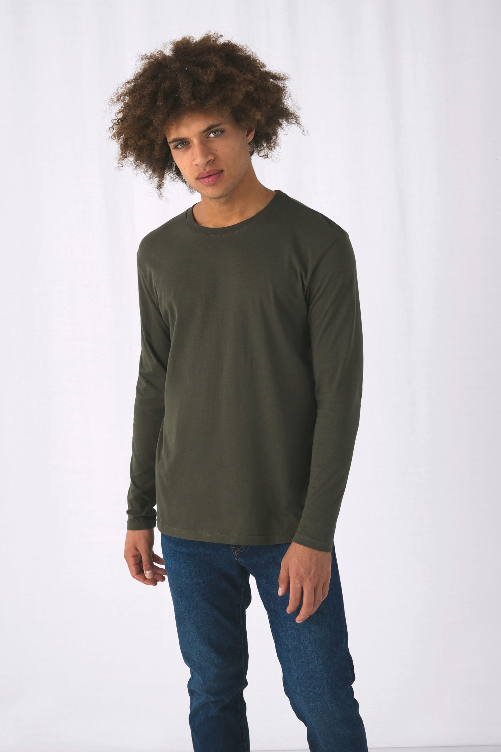 T-shirt manches longues B&C #E150 homme