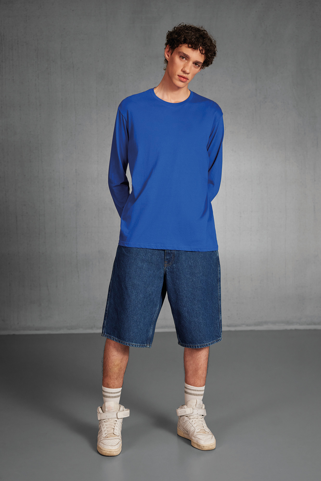 T-shirt manches longues B&C #E150 homme