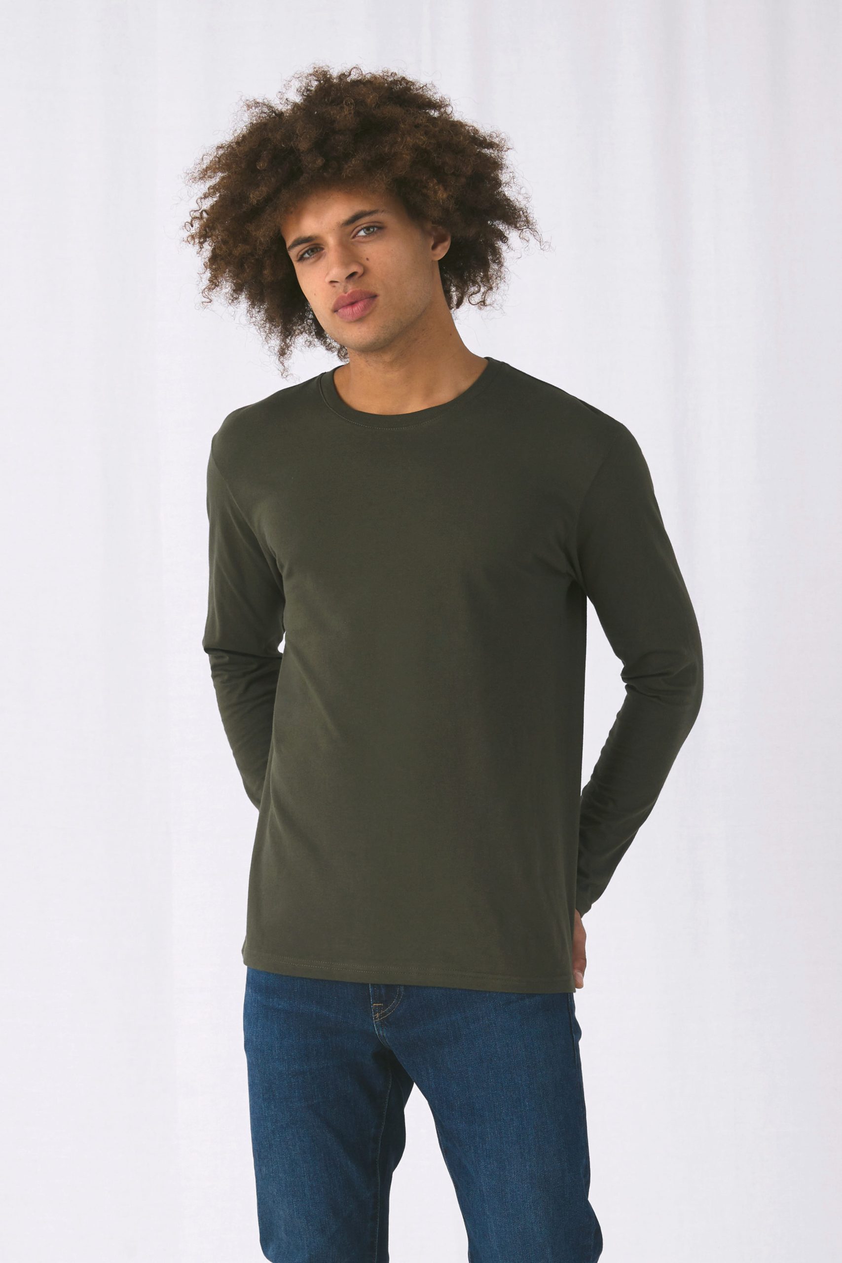 T-shirt manches longues B&C #E150 homme