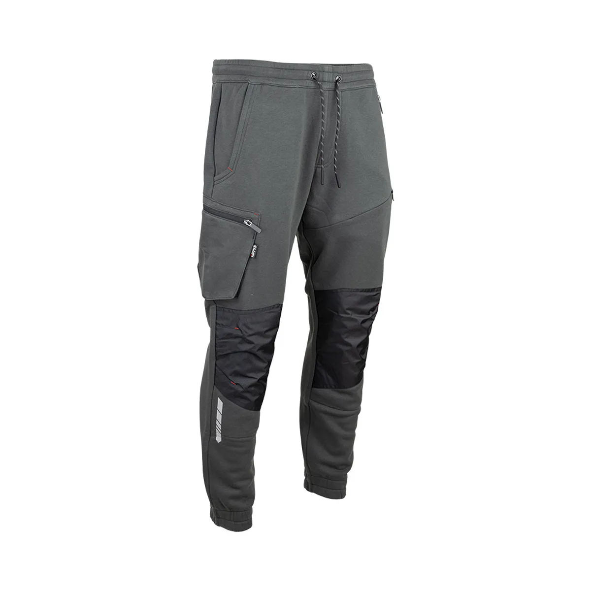 Pantalon LMA 1880 GLORY molleton gris foncé/noir