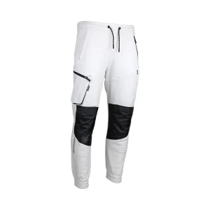 Pantalon LMA 1880 Podium molleton blanc noir