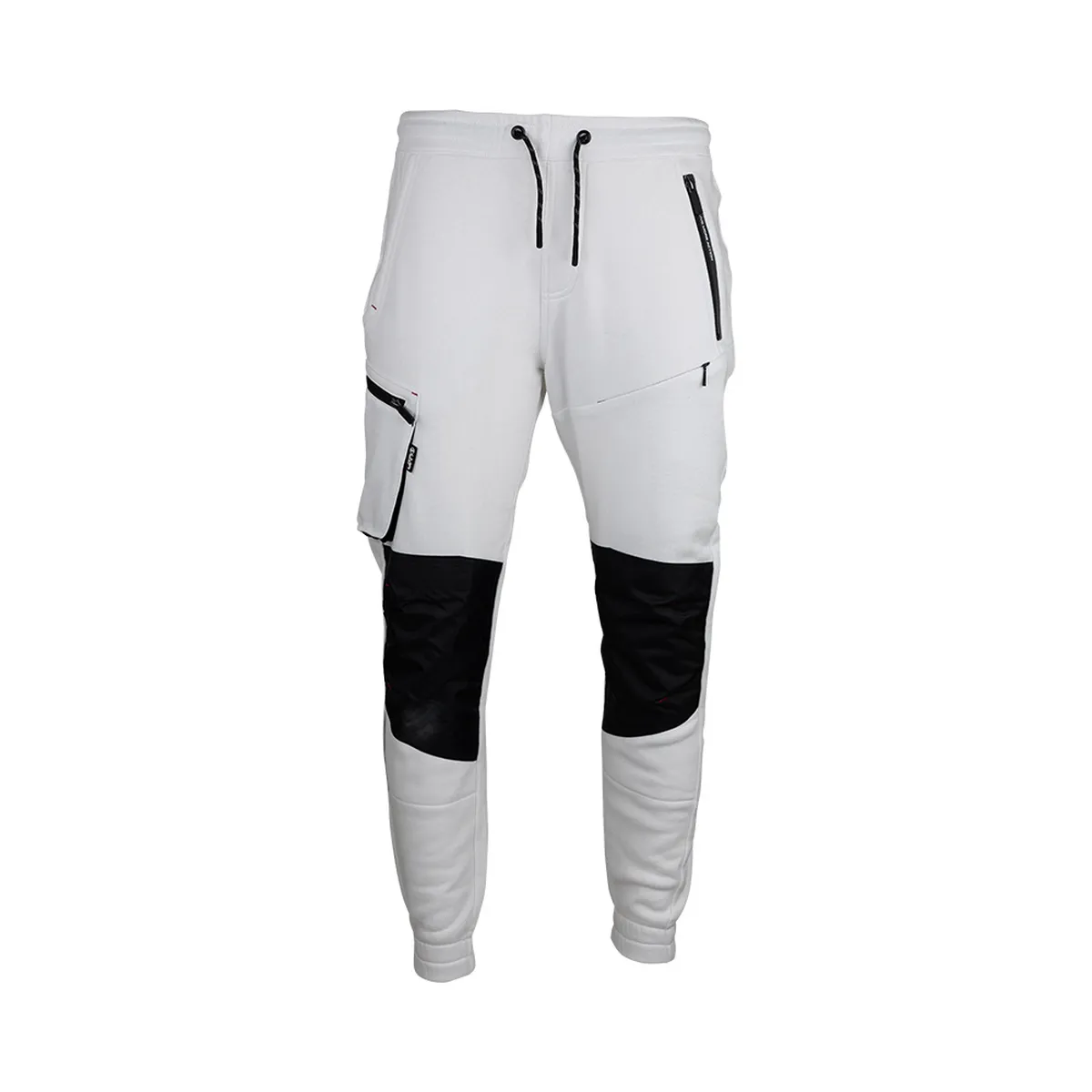 Pantalon LMA 1880 Podium molleton blanc noir